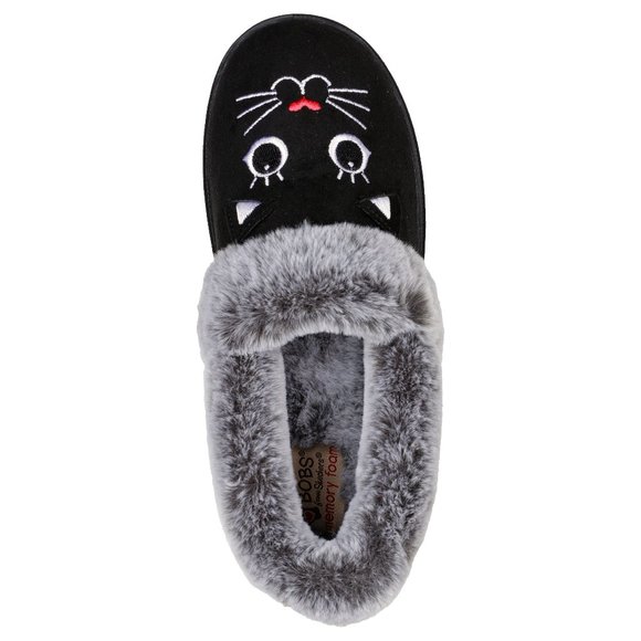 Skechers BOBS - Too Cozy - Meow Pajamas shoe (Cat) / Pantoufles Chat Size 11 - Picture 3 of 8